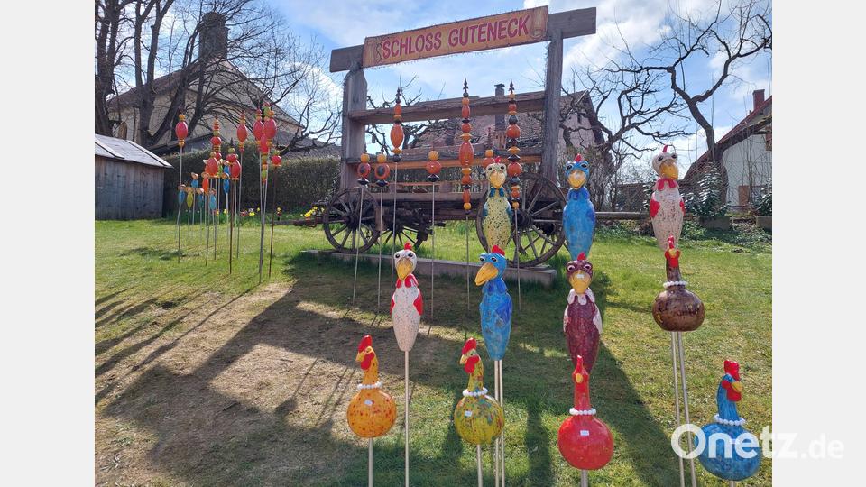 Die Gartentage Schloss Guteneck sind über die Feiertage zum Ziel für viele Ausflügler geworden. Bild: jua