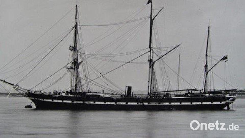 Auf dem Segeldampfer Somersetshire reiste Johann Flierl von Deutschland nach Australien. Bild: Archiv Familie Pilhofer/exb