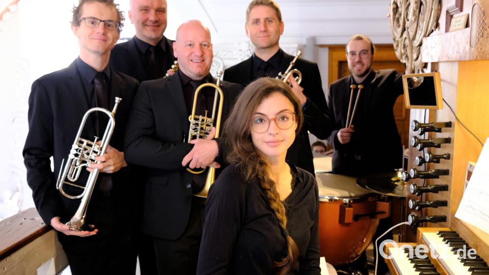 Die barocke Spielfreude und Musikalität von Bavarian Brass bestätigten die &quot;sechs Freunde&quot; wie so oft bei der Eröffnung der Speinsharter Konzertsaison am Ostermontag in der Klosterkirche. Bild: do