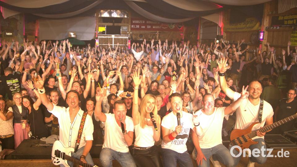 Der Wurzer O&#039;Schnitt ohne die Band &quot;Highline&quot; ist fast undenkbar. Am 2. September steht Bayerns bekannteste Coverband in Wurz wieder auf der Bühne. Archivbild: „Highline“/Renate Völkl/exb