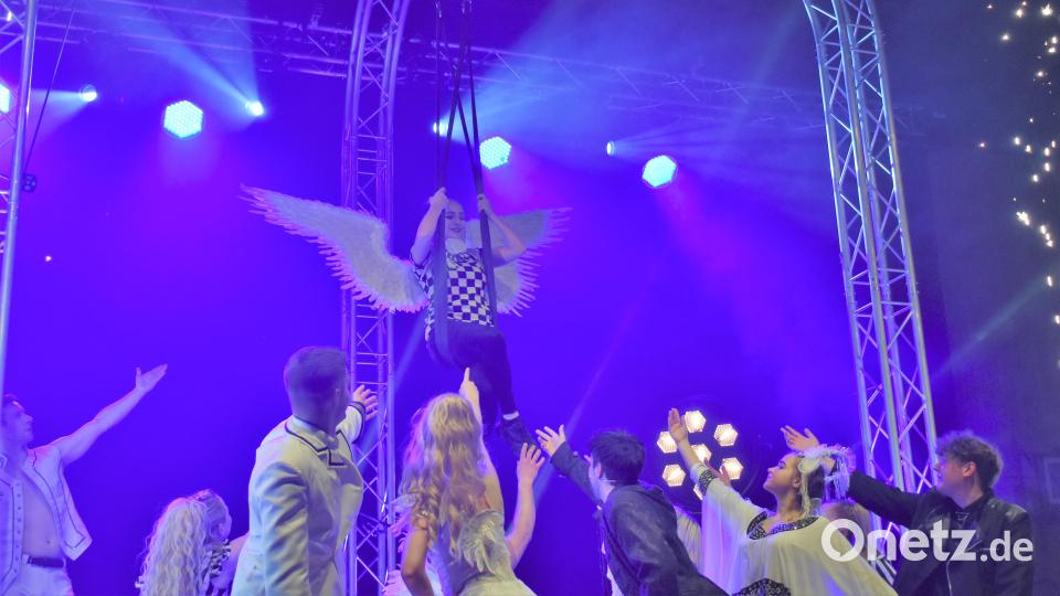 Die Fantasy-Reise in der Stadthalle begeistert das Publikum. Bild: rgr