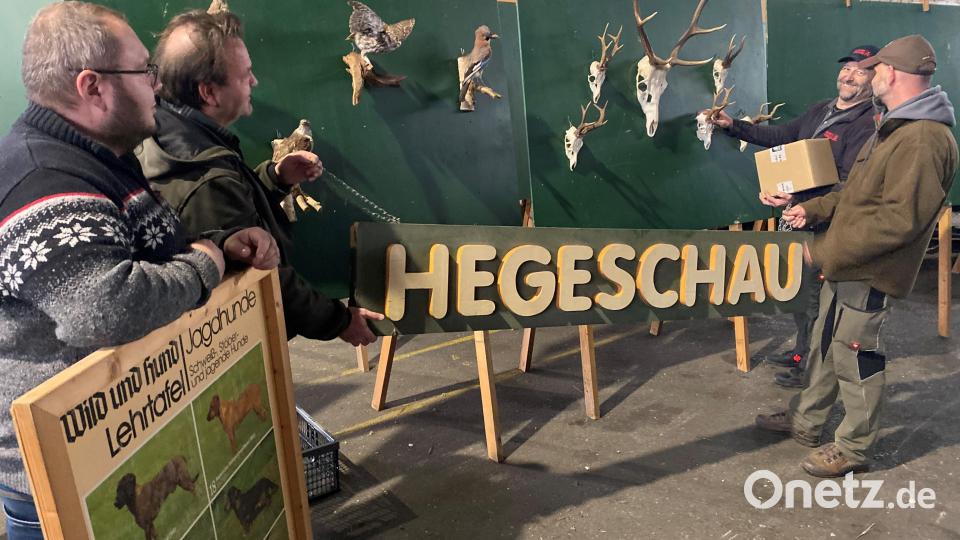 Die Vorbereitungen für die Hegeschau von 28. bis 30. April in Pleystein laufen auf Hochtouren. Bild: ck