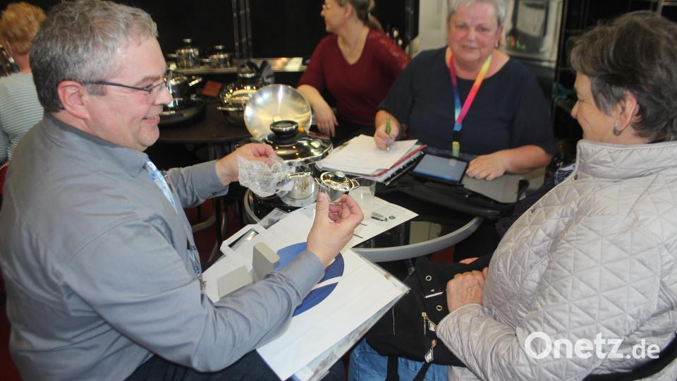 Praktische Vorführungen gab es auf der Messe auch. Bild: sns