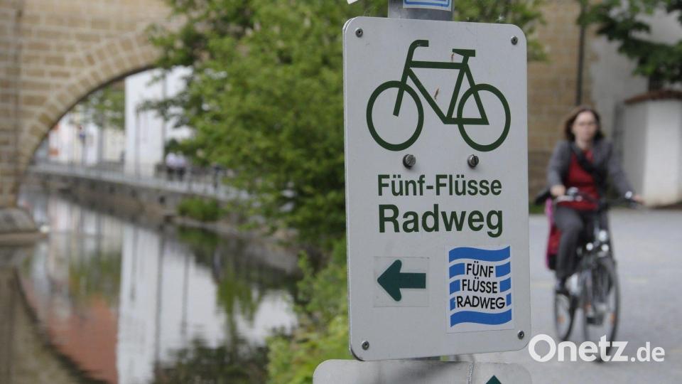 Amberg und der Landkreis Amberg-Sulzbach sind Stationen auf dem Fünf-Flüsse-Radweg. Symbolbild: Petra Hartl