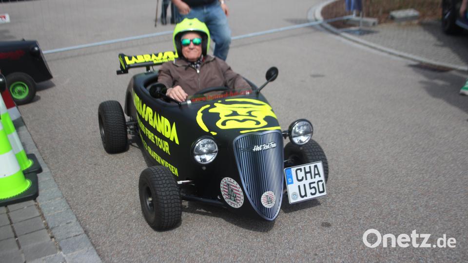 Zahlreiche neue Attraktionen wie das &quot;HotRodFun&quot; aus Cham konnten die Besucher ausprobieren. Bild: sns