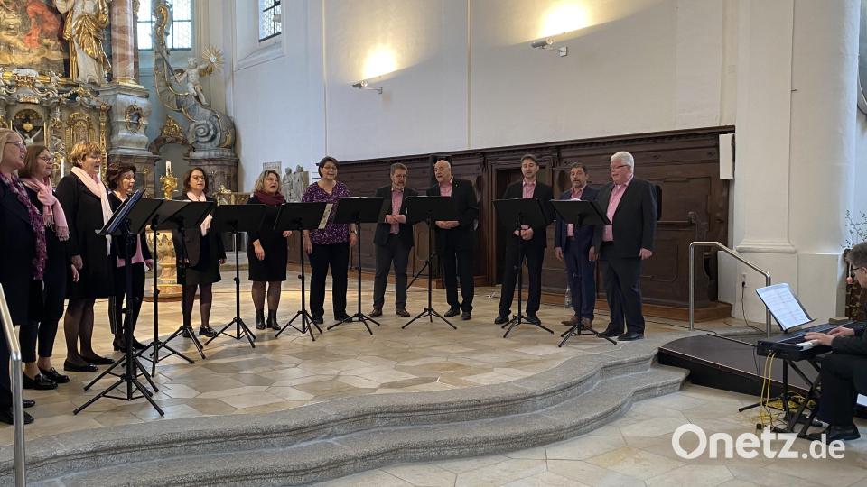 Das Vokalensemble „ChorDiSono“ begeisterte das Publikum beim Benefizkonzert in der Michaelskirche zugunsten der Hilfsaktion „Lichtblicke“. Bild: Reichl/exb