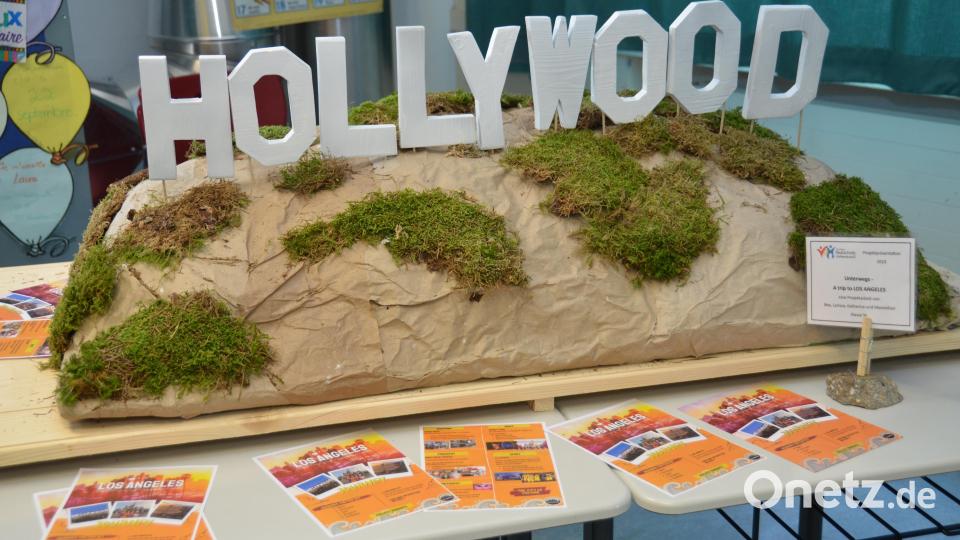 Auch Hollywood war nicht weit, beim Tag der offenen Tür in der Realschule. Bild: dob