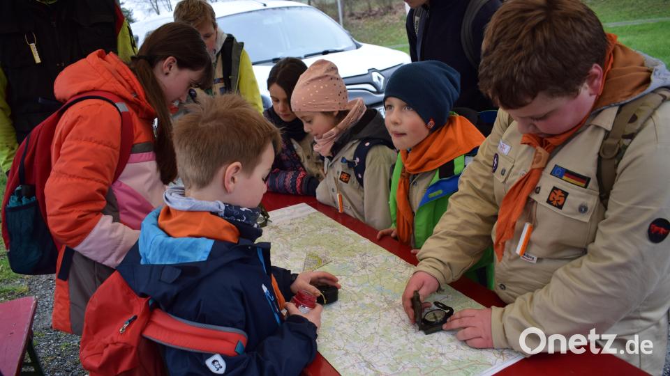 Der Georgslauf der Pfadfinder des Burgenbezirks in Windischeschenbach lockte auch dieses Jahr viele Teilnehmer an. Bild: wrm