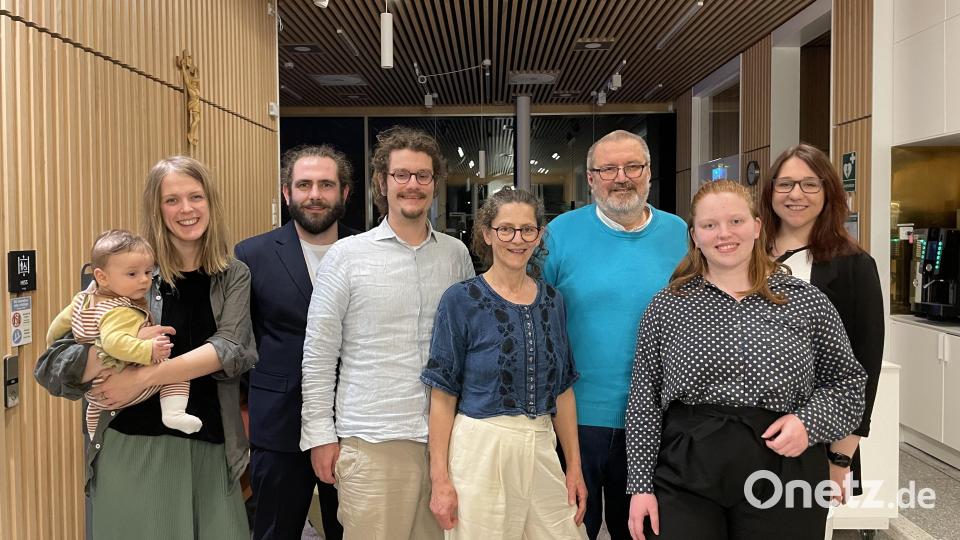 Die bayerische Delegation (von links) mit Mirjam und Bruno Schieder (Gast), Manuel Würth, Felix Steiner, Annemarie (Gast) und Gerhard Steiner, Nina Grünwald und Viola Hümmer Bild: stn