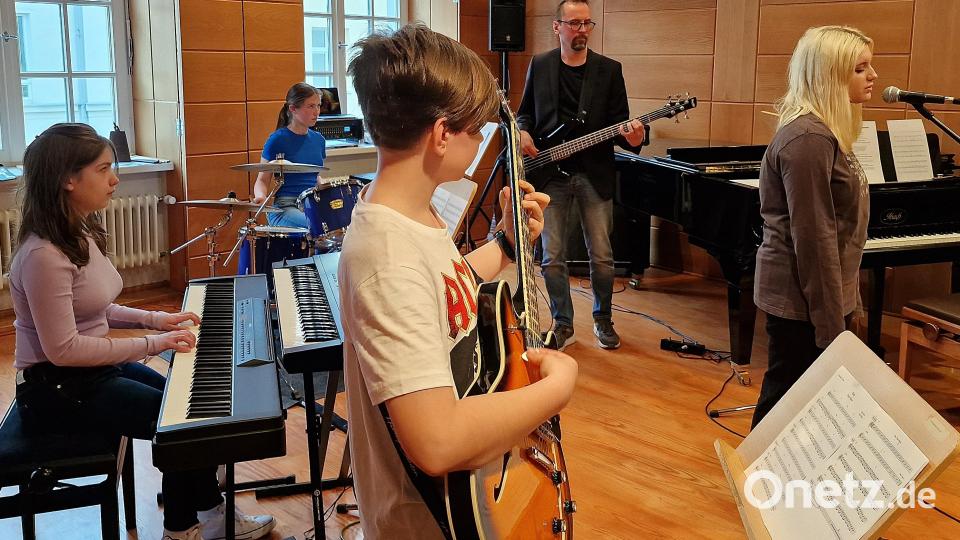 Gruppenbild der Jugend-Band Bild: R. Kreuzer