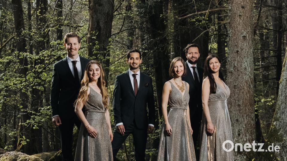 Das Oberpfälzer Vokalensemble &quot;Stimmgold&quot; verbindet Max Reger mit der Gegenwart. Bild: Matt und Glänzend, Alicja Goja/exb