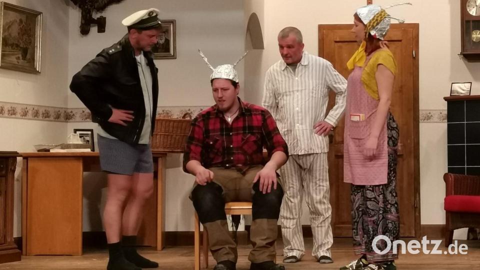 Von links: David Breitkopf, Thomas Scharr, Werner Scharl, Laura Reinwald. Bild: Herbert Scharl/exb