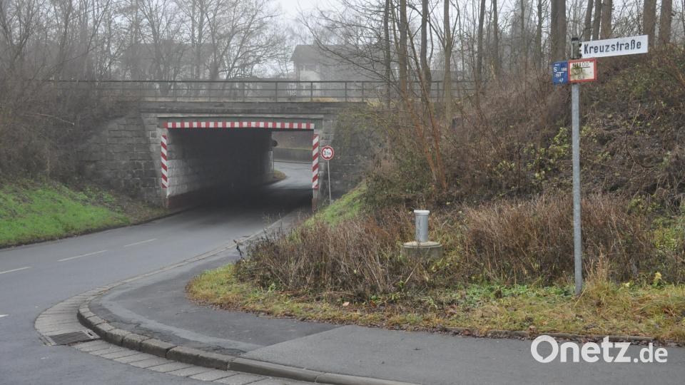 So sah die alte Bahnunterführung vor den Arbeiten aus. Bild: ak