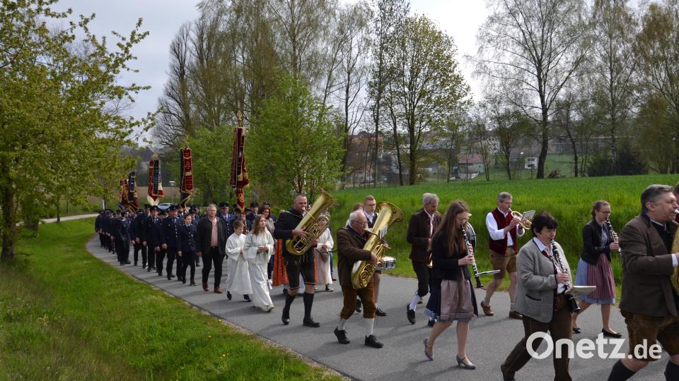 Beim Florianstag in Moosbach sind alle zehn Feuerwehren des Markts vertreten. Bild: gi