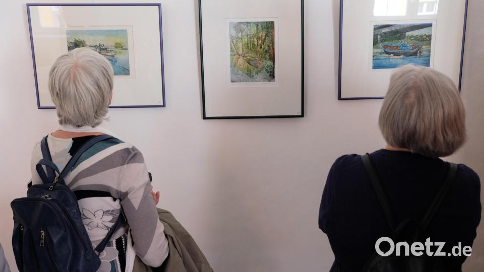 Thema der Grafikarbeiten sind unter anderen Natur- und Landschaftsbilder Bild: do