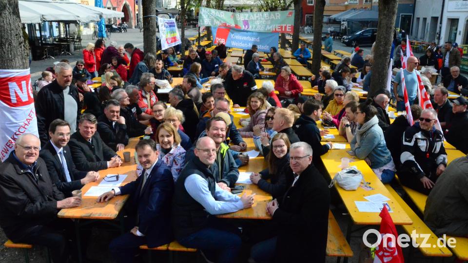 DGB-Kundgebung zum 1. Mai. Bild: Kunz
