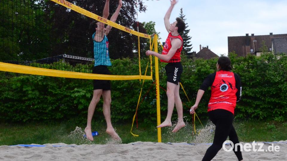 Beachvolleyball. Bild: Kunz