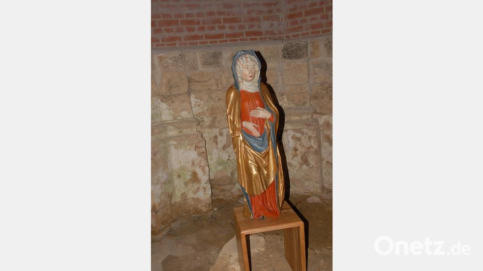Die gotische Madonna aus Bergheim konnte ebenfalls bewundert werden. Bild: pop