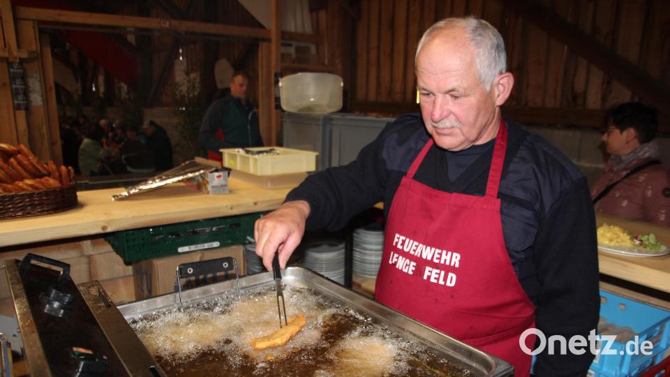 Die Schnitzel wurden frisch heraus gebacken. Bild: kro