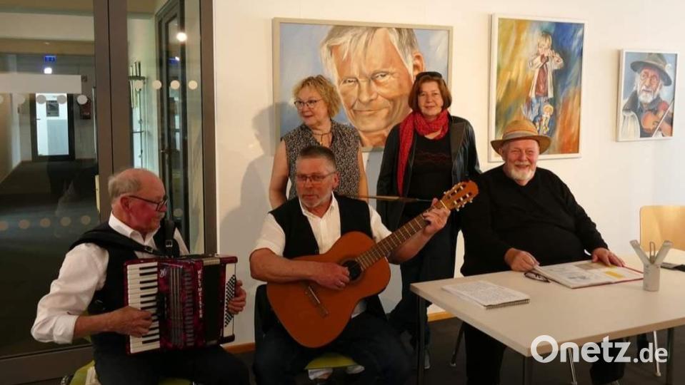 Beim Museumstag in Mitterteich gab es auch Musik zu hören. Bild: exb