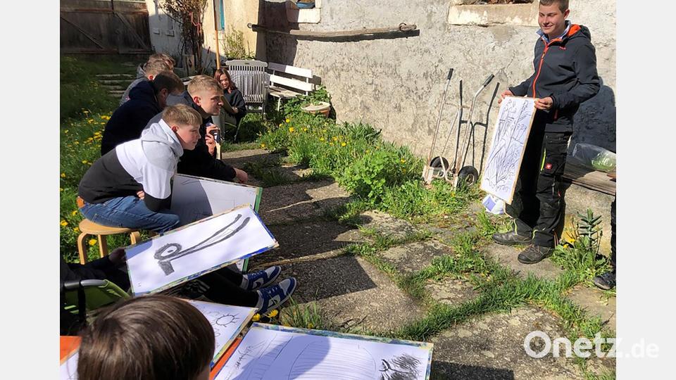 Zu zeichnen, was einen am meisten interessierte, lautete die erste Aufgabe des Workshops. Bild: Irene Fritz/exb