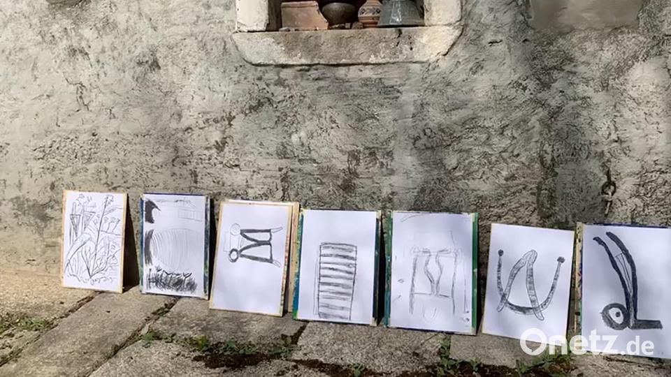 Zu zeichnen, was einen am meisten interessierte, lautete die erste Aufgabe des Workshops. Bild: Irene Fritz/exb