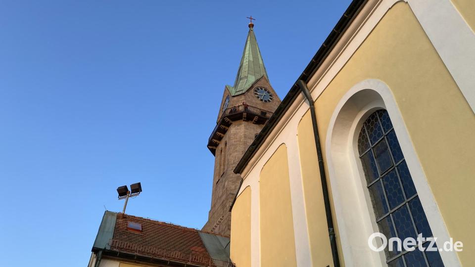 Bei der Turmbesteigung ging es hoch hinauf. Bild: Holger Popp/exb