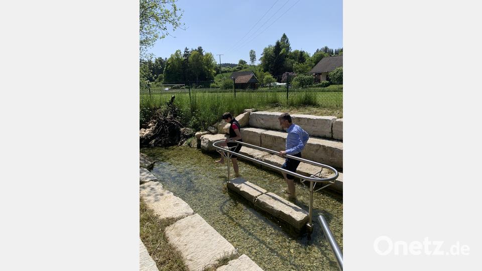 Von links Margit Dechant und Bürgermeister Albert Geitner. Bild: Katharina Winkler/exb