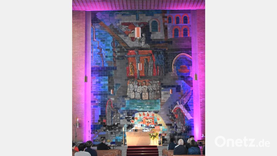 Liturgische Nacht in der Friedenskirche. Bild: rgr
