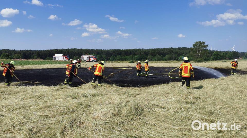 Die Feuerwehren hatten das Feuer schnell gelöscht. Bild: mde