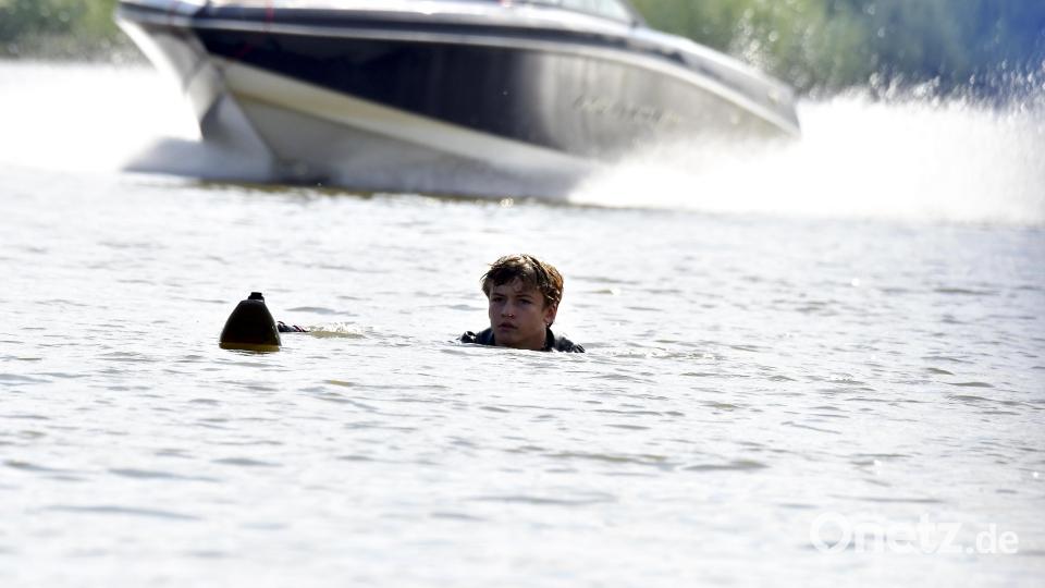 Im Wasser gelandet...... Bild: Hubert Ziegler