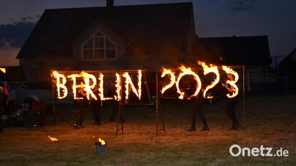 Der Schlusspunkt der Waidhauser Feuershow. Bild: kki