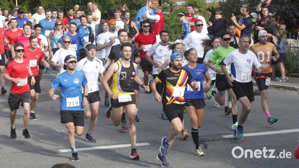 Die Laufteams starteten in Dietldorf und steuerten die zehn Kilometer entfernte Wechselstation in Pottenstetten an. Bild: Hirsch