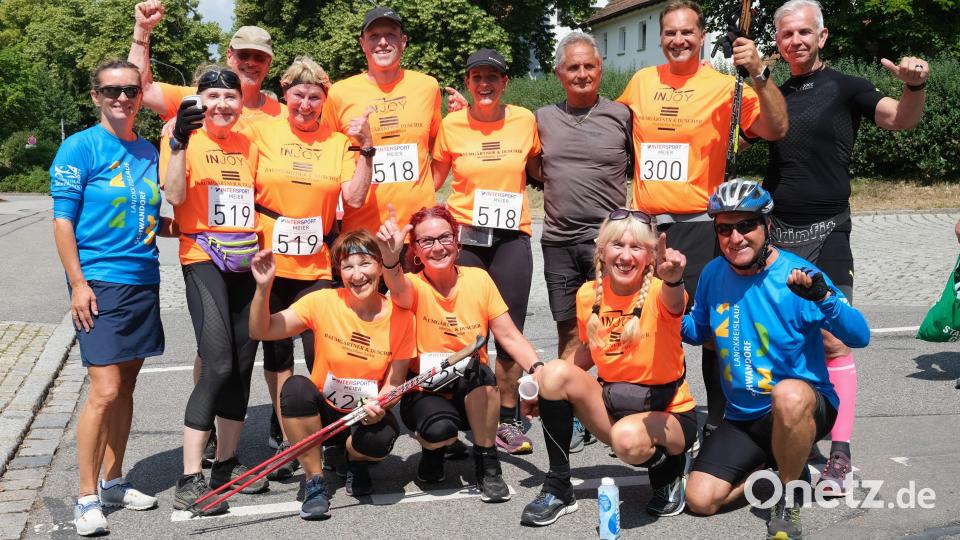 Die Teilnehmer von Injoy Schwandorf räumten erneut die Titel ab und gewannen alle Walking-Wettbewerbe. Bild: Hirsch