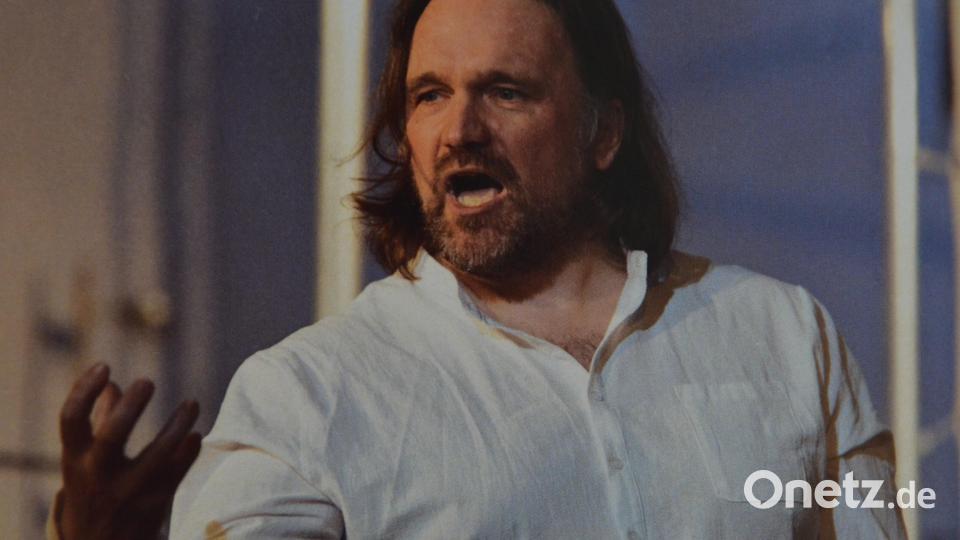 Das Monologstück Judas (Bernhard Neumann) lässt den Verräter, der Christus den Römern ausgeliefert hat, selbst zu Wort kommen. Repro: dob