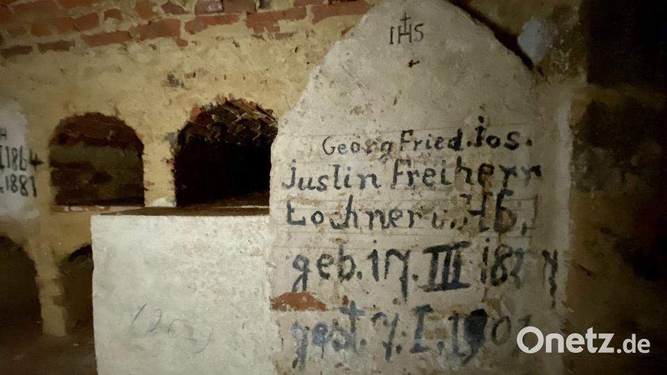1901 ist Georg Friedrich Josef Justin Freiherr Lochner von Hüttenbach gestorben und hier bestattet worden. Bild: gri