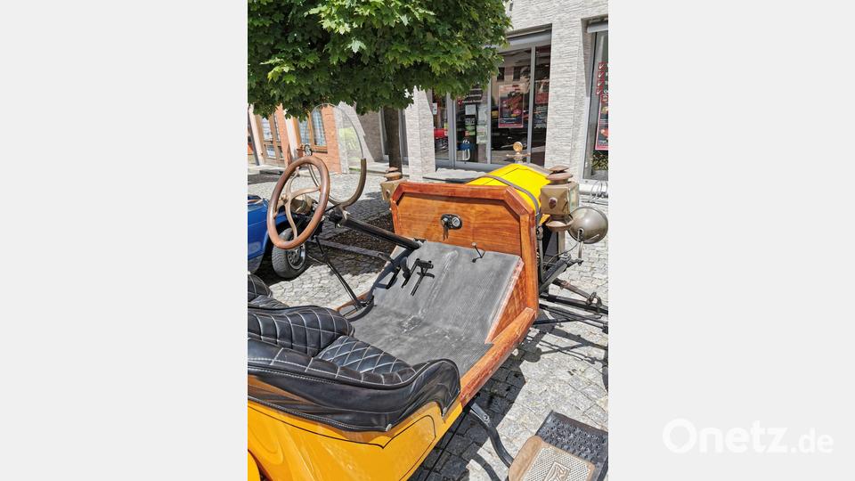 Das Innere des T-Ford, der sogenannten "Blechliesel". Bild: gz