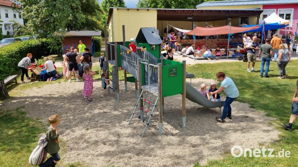 Sommerfest im Kindergarten St. Josef in Wiesau. Bild: Förderverein Kindergarten St. Josef/exb