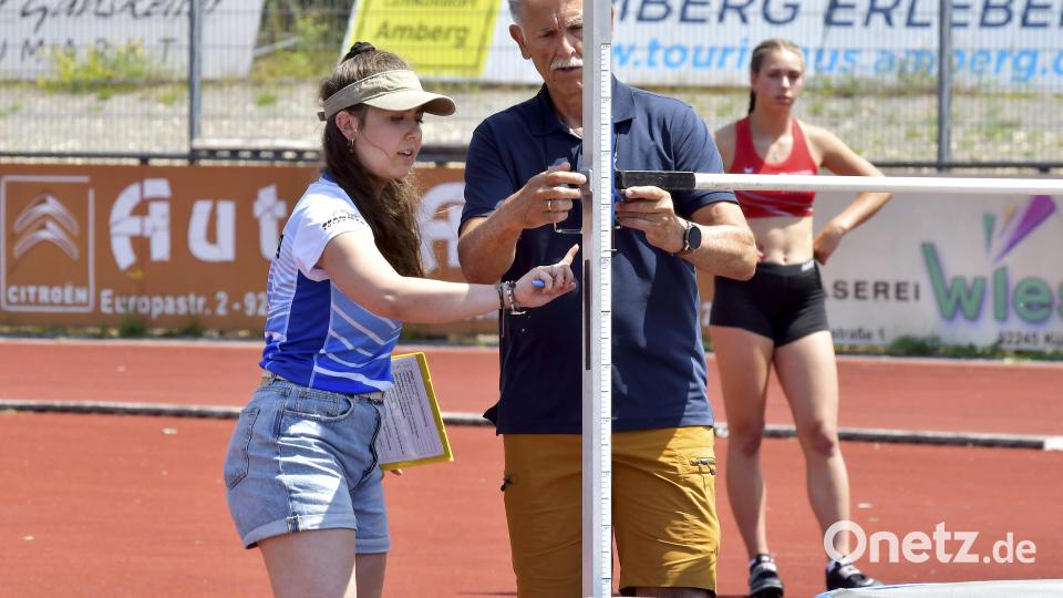 Leichtathletik Oberpfalzmeisterschaften 2023 in Amberg. Bild: Hubert Ziegler