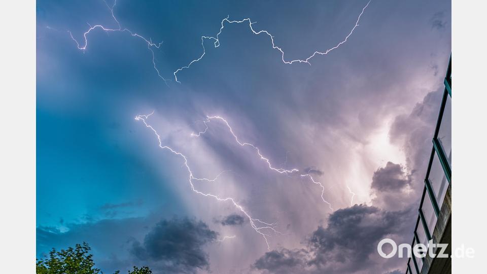 Bis auf Donnergrollen und ein Blitzfeuerwerk blieb die Oberpfalz relativ verschont. Bild: Philipp Michl
