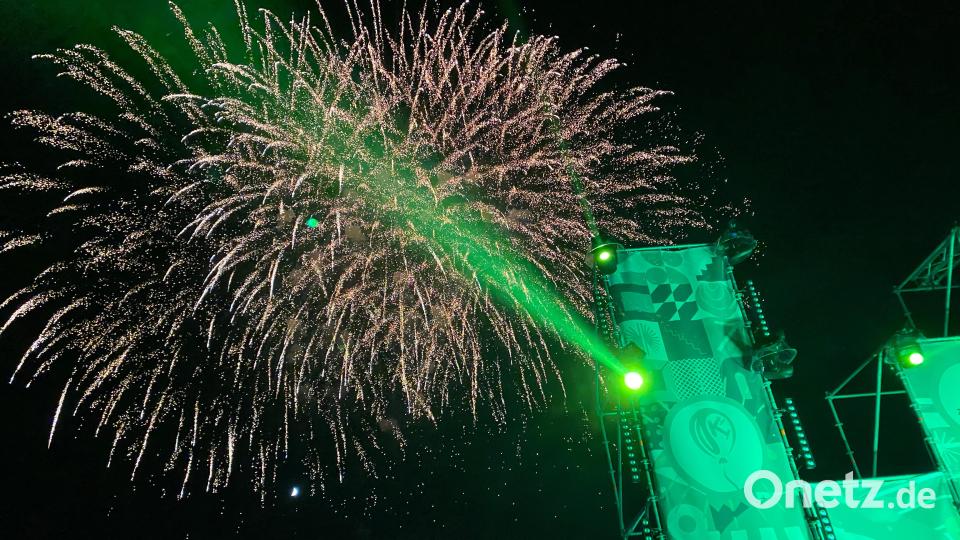 Feuerwerk zum Abschluss des Kindheitstraum-Festivals 2023. Bild: Susanne Forster