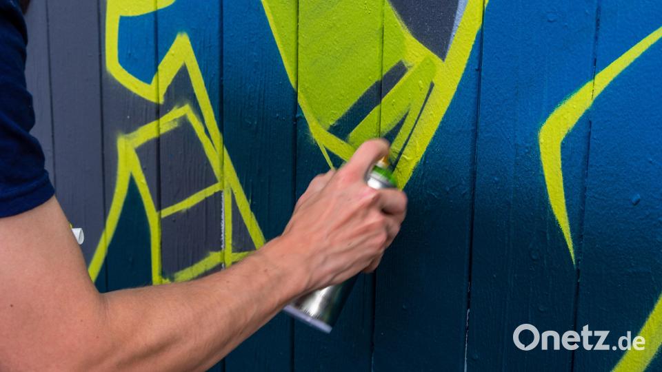 Sprayer am Werk. Bild: lum