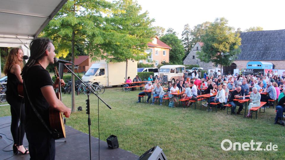 Das Eisweihergelände hatte sich am Samstagabend zur Konzert-Stätte verwandelt Bild: stg