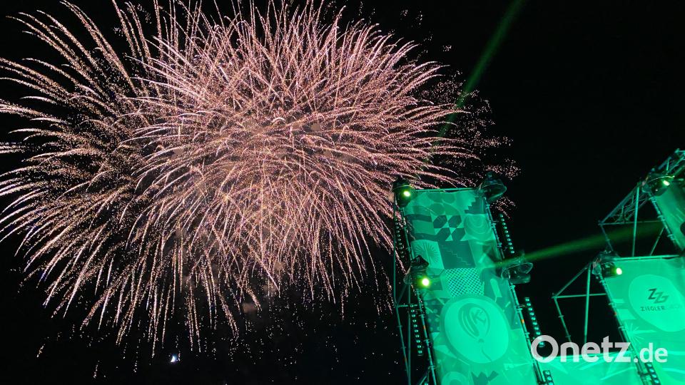 Feuerwerk zum Abschluss des zehnten Kindheitstraum-Festivals 2023. Bild: Susanne Forster