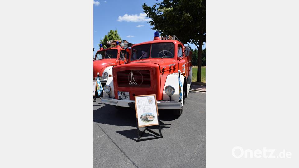 Ein echter Hingucker. Löschgruppenfahrzeug LF 16 aus dem Jahr 1964 Bild: oe
