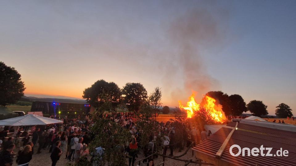 Die KLJB Störnstein hatte den Festplatz für eine ausgelassene Feier perfekt vorbereitet. Bild: bgm