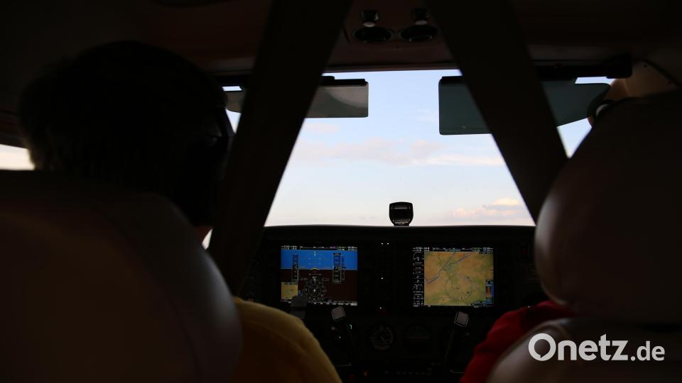 Diese Aussicht zeigt sich den Piloten und Luftbeobachtern der Luftrettungsstaffel vom Stützpunkt Weiden-Latsch. Bild: jak