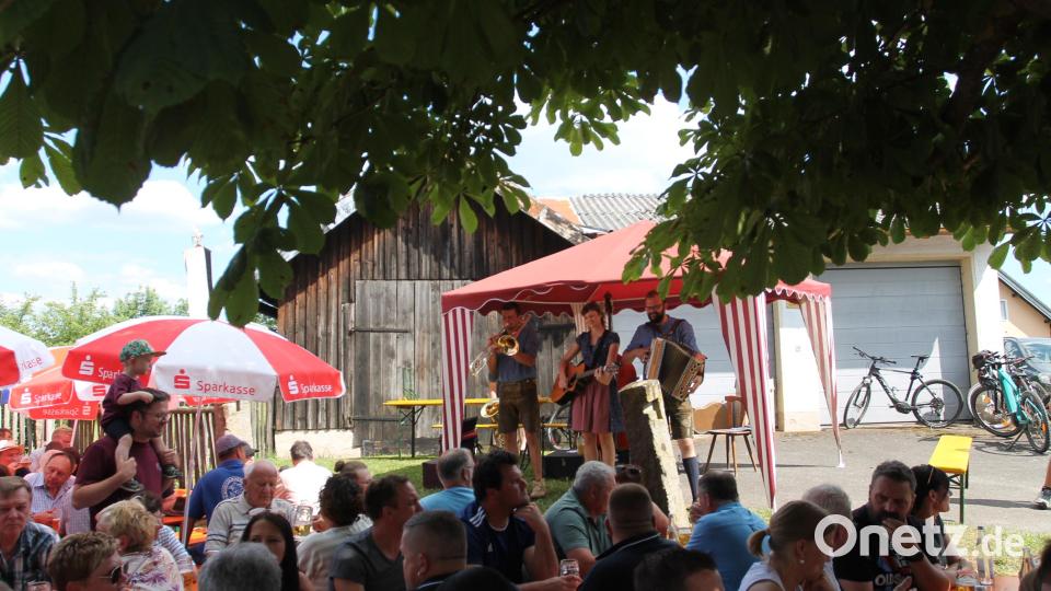 Das Geschwister-Trio Baier begeistert beim &quot;Landerer Fest&quot;. Bild: pi