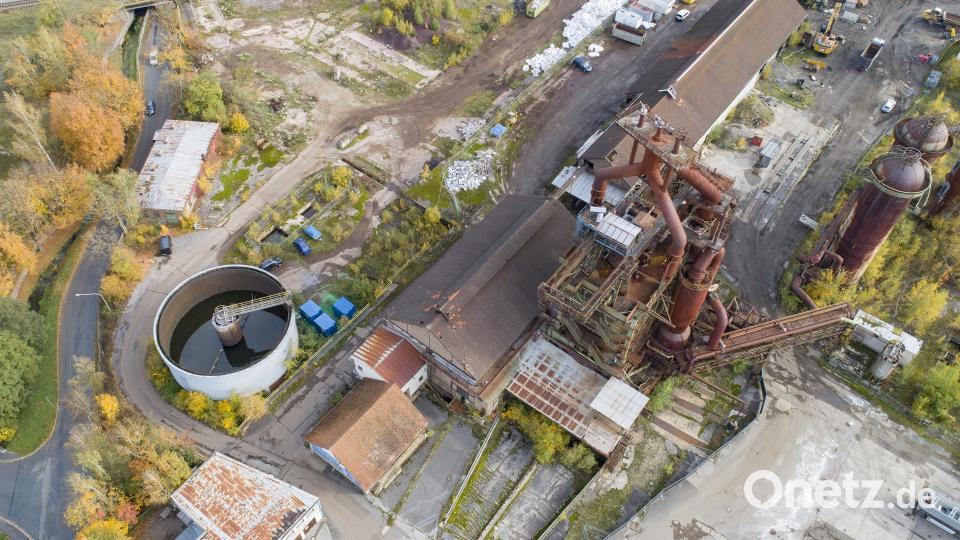 Die Hochofen-Plaza mit Umgriff aus der Vogelperspektive. Bild: Thilo Hierstetter