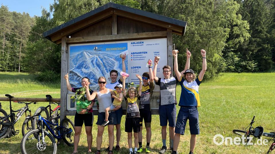 Die Sieger des Hillclimb-Wettbewerbs. Bild: Skiverein Etzelwang/exb